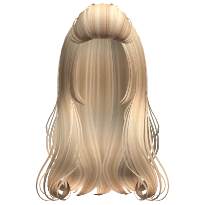 Bumped Festival Hairstyle in Sandy Blonde