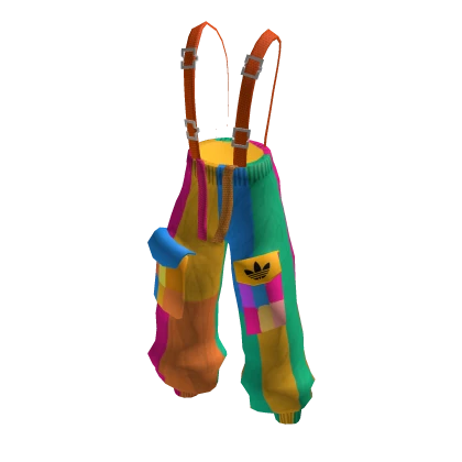 adidas Trousers 90s Blocks with Suspenders