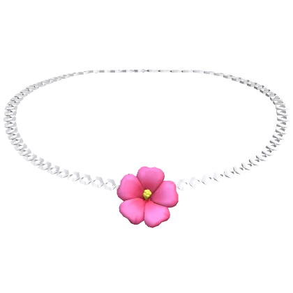 ♡ hibiscus flower summer necklace