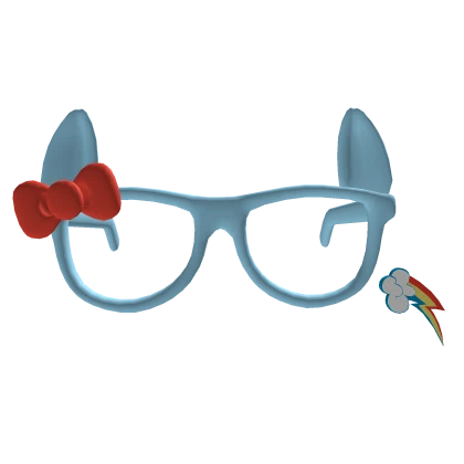 loyalty pony kawaii glasses