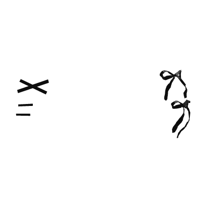 ♡Dainty n' Delicate Bows♡ [Black]