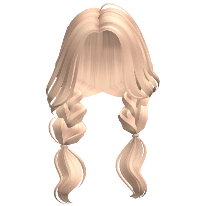 Fairy Princess Preppy Low Braids (Blonde)