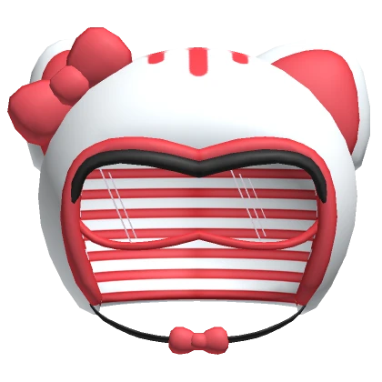 Friendly Kitty Motorcycle Helmet