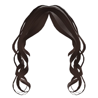 Brown curly bangs  (For Chibi Doll)