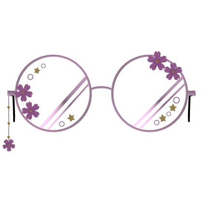 (Low) Cute Pink Round Glasses