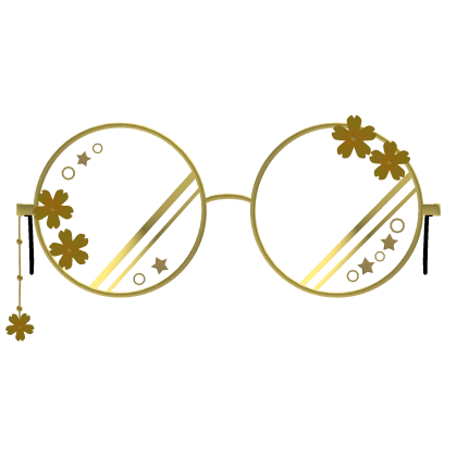 (Low) Cute Gold Round Glasses