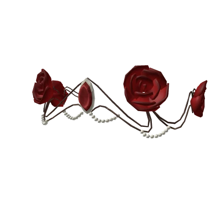 Fairy Rose Tiara in red