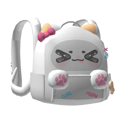 Cute Kawaii Cat Backpack w Paws (3.0)