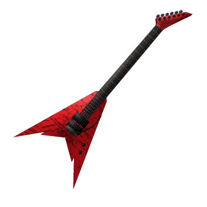 Splattered Flying-V Guitar (🎁Check Description)