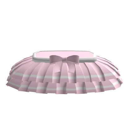 ๑˚ Pink Ruffled Skirt with Bow