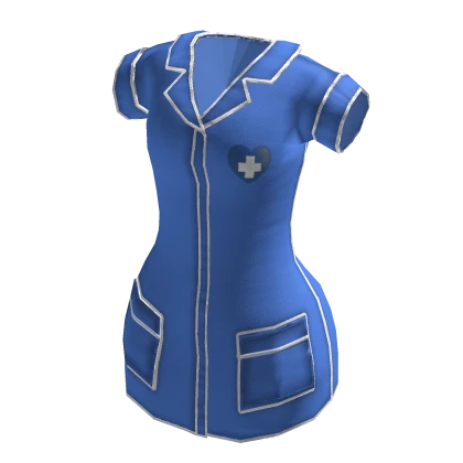 Blue Medical Outfit Nurse Doctor Vet