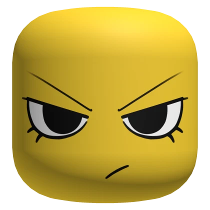 Angry Noob Face - Yellow