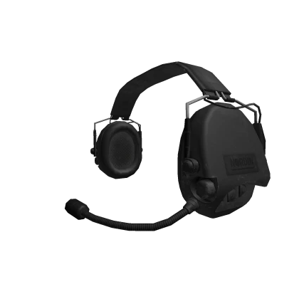 Black Nordin SUPREME MIL CC Headset