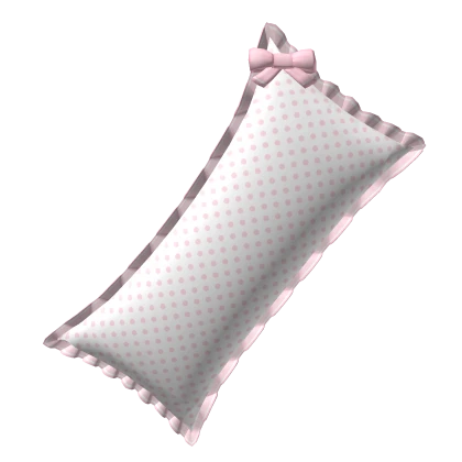 Pink Japanese Long Laced Back pillow