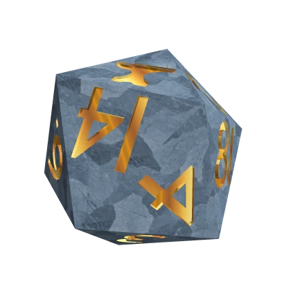 Classic Gygax Dice of Bluesteel Forging