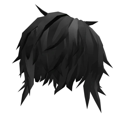 Messy Thorfin Hair (Black)