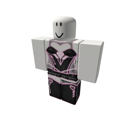 cyberpunk dress black + light pink