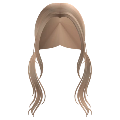 Cute Wispy Pigtails in Blonde