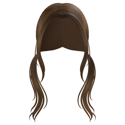 Cute Wispy Pigtails in Caramel