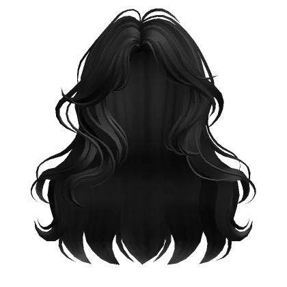 Black Aesthetic Long Wavy Hair