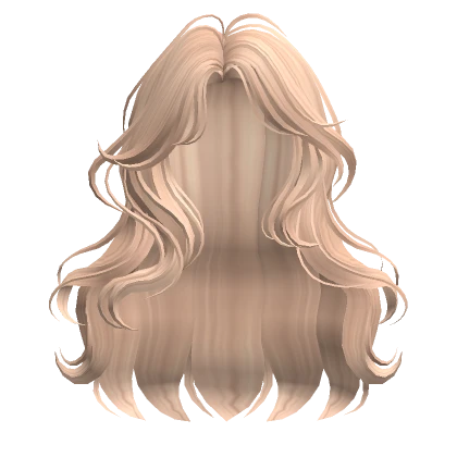 Blonde Aesthetic Long Wavy Hair