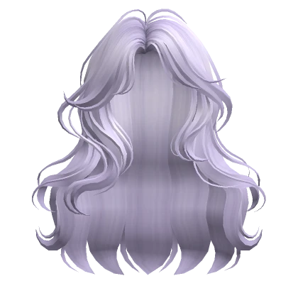 Light Purple Aesthetic Long Wavy Hair