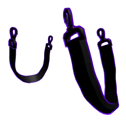 Dark Purple Suspender Waist Straps