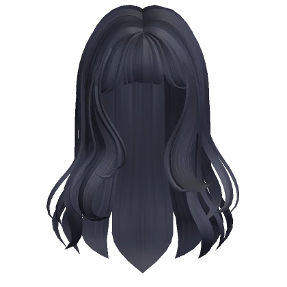 Coconut Fairy Beach Wavy Hair (Dark Blue)