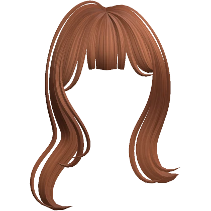 Kawaii Coconut Beach Swoopy Bangs (Ginger)