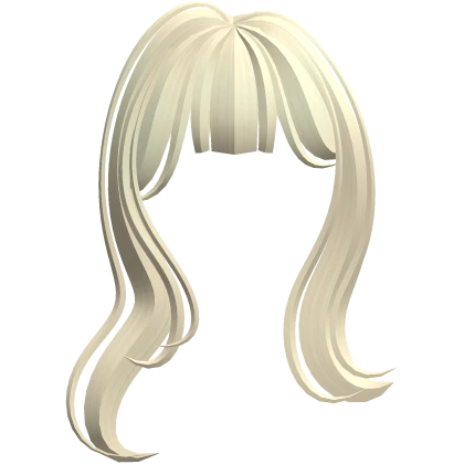 Kawaii Coconut Beach Swoopy Bangs (Pastel Blonde)