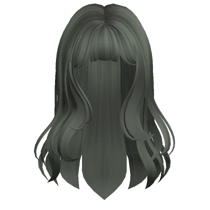 Coconut Fairy Beach Wavy Hair (Dark Green)