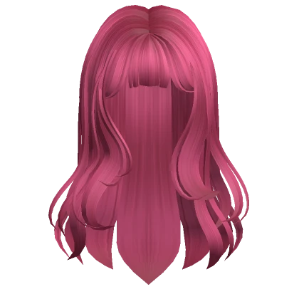 Coconut Fairy Beach Wavy Hair (Hot Pink)