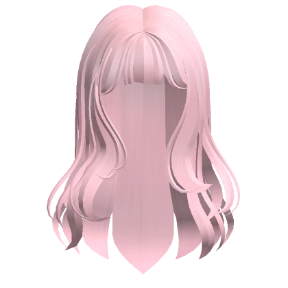 Coconut Fairy Beach Wavy Hair (Light Pink)