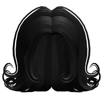 ♡ mystic angel swirly hair (black)