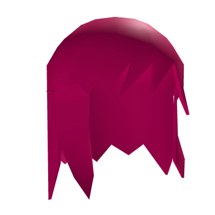 Low Poly Ayesha Hair - Hot Pink