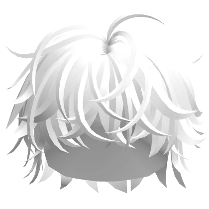 White Fluffy Messy Hair