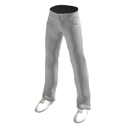 White Beatles Adjacent Pants