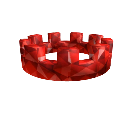 Red Sparkle Time Crown 