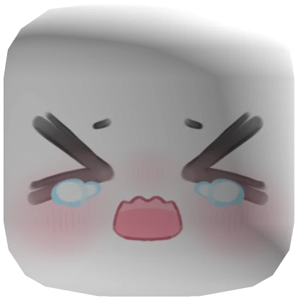 ♡ :'o sooo sad crying chibi kawaii face mask