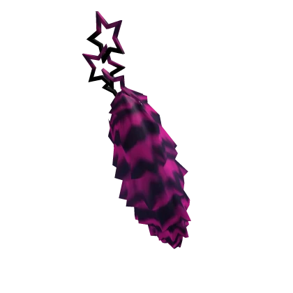 zebra scene racoon tail (back waist)