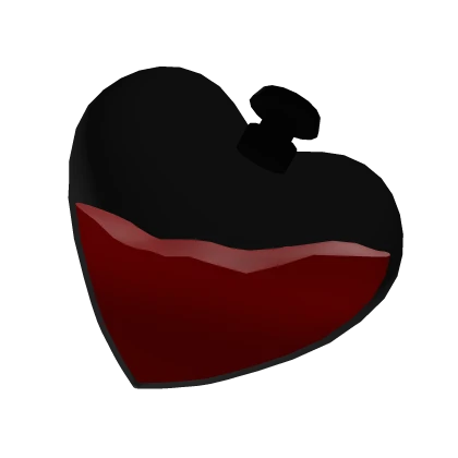 Heart shaped blood vial