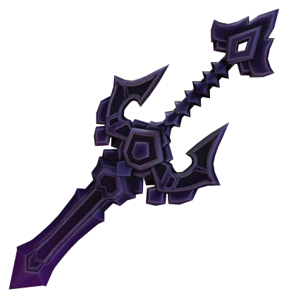 Crystal purple sword