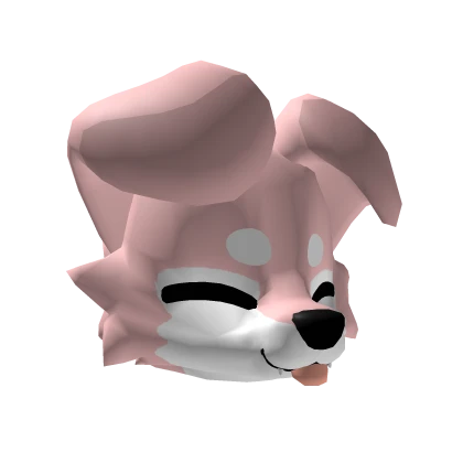 Happy Pastel Pink Kemono Dog