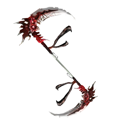 Red Scarlet Dual Blade Scythe