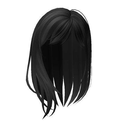 horror game protagonist girl hair in black