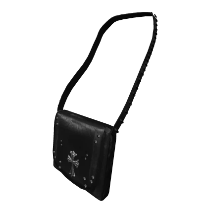 3.0 y2k Black chrome crossbody bag 