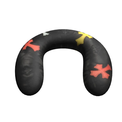 Chrome Hearts Leather Cross Patch Pillow