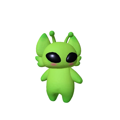 Mini Alien Cat Plushie