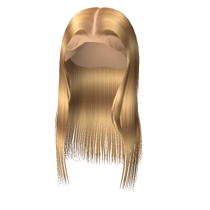 𝓖 Blonde Middle Part Silk Press Lace