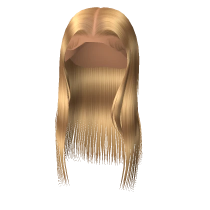 𝓖 Blonde Middle Part Silk Press Lace